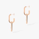 Messika - Move Link Diamond Earrings Pink Gold